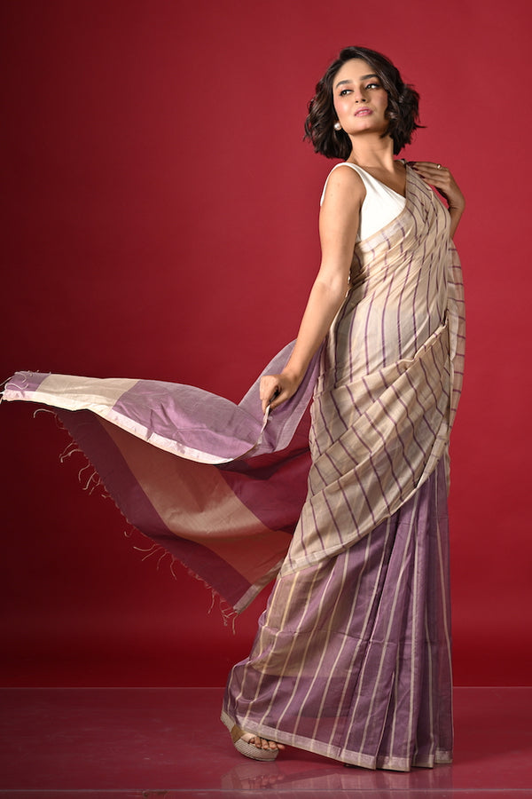 'SAMRUDDHI' Handwoven Silk Cotton Maheshwari