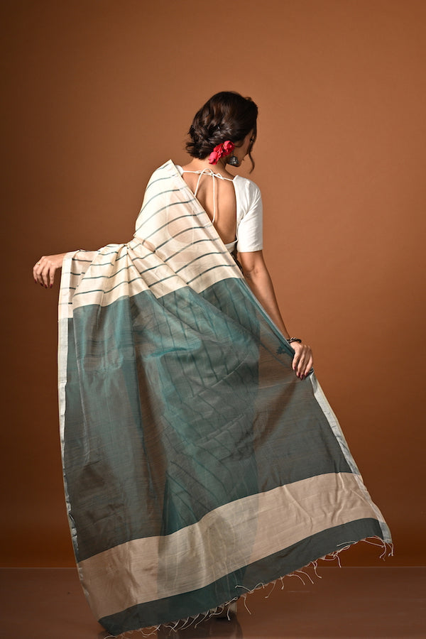 'KALYAN' Handwoven Silk Cotton Maheshwari