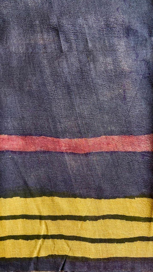 'AARIV' Pen Kalamkari Tussar Silk Saree