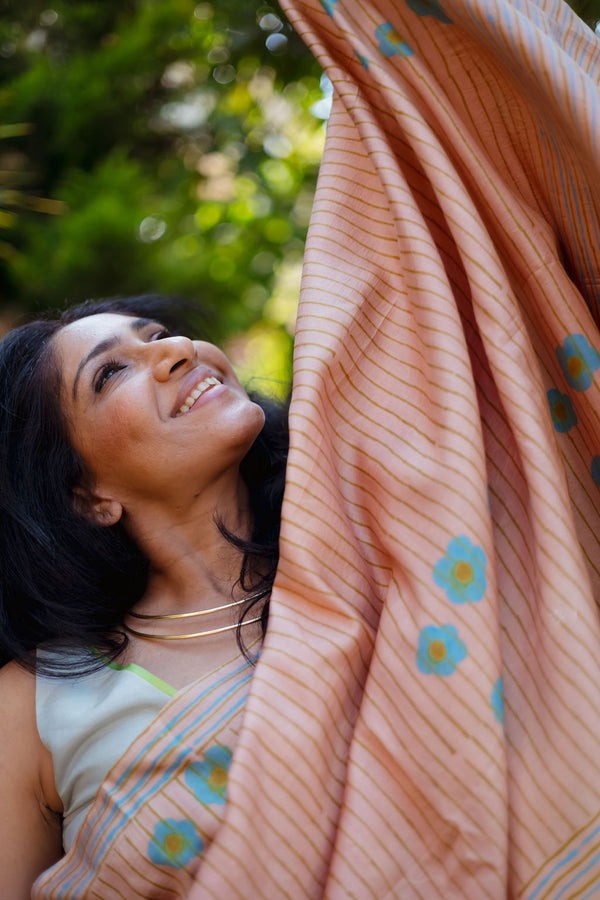 Hoo Nodi | RAJANI: Toffee Silk Saree