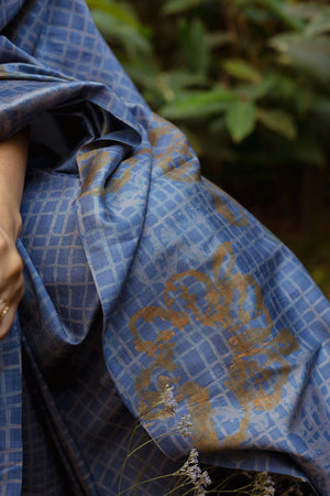 Hoo Nodi | SEVANTHI: Bluepea Silk Saree