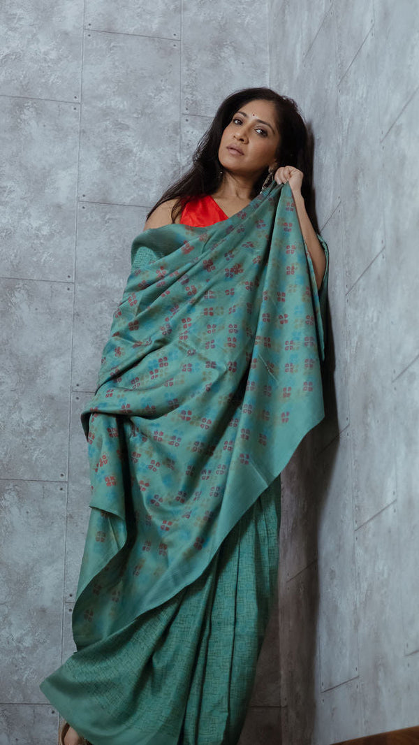 Hoo Nodi | SHANKHPUSHPA Silk Saree