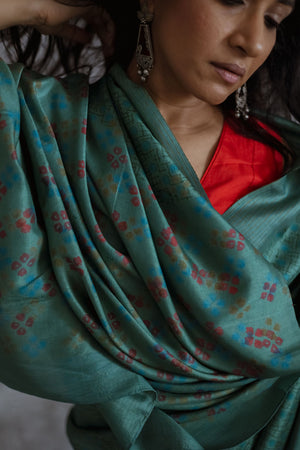 Hoo Nodi | SHANKHPUSHPA Silk Saree