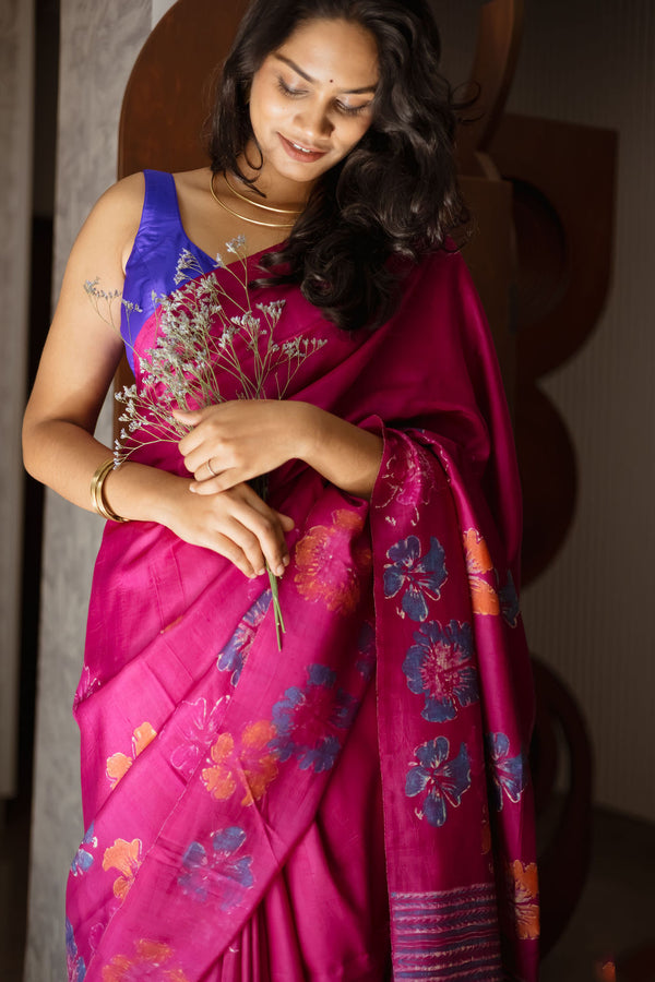 Hoo Nodi | DASAVALA Silk Saree