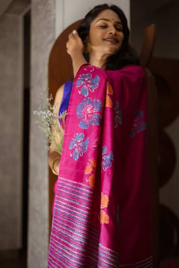 Hoo Nodi | DASAVALA Silk Saree