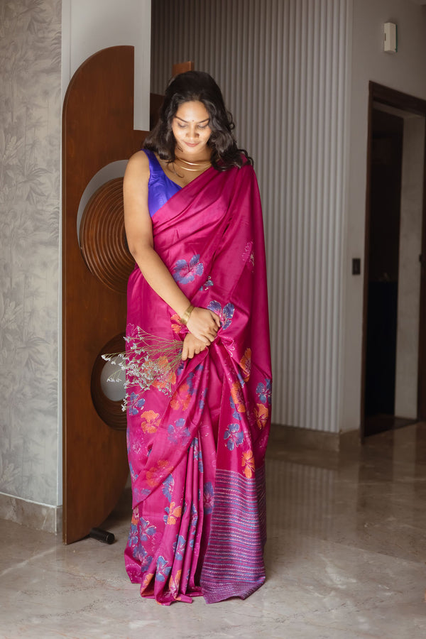 Hoo Nodi | DASAVALA Silk Saree
