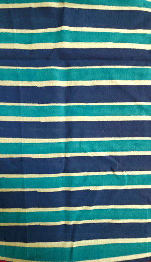 'VINES: Meadow' Handwoven & Handblock Printed Cotton