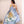 'MATISSE: Cornflower' Hand-painted Batik on Handwoven Mulberry silk